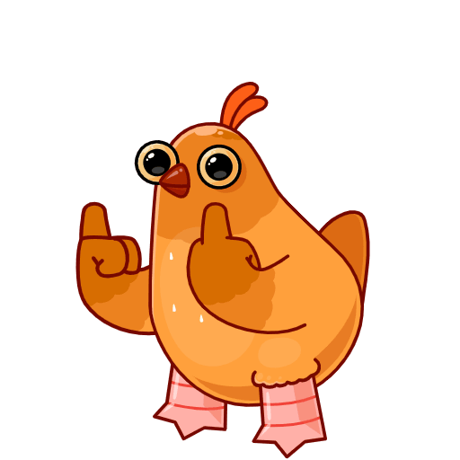 Безумная Клунька Стикеры ВК