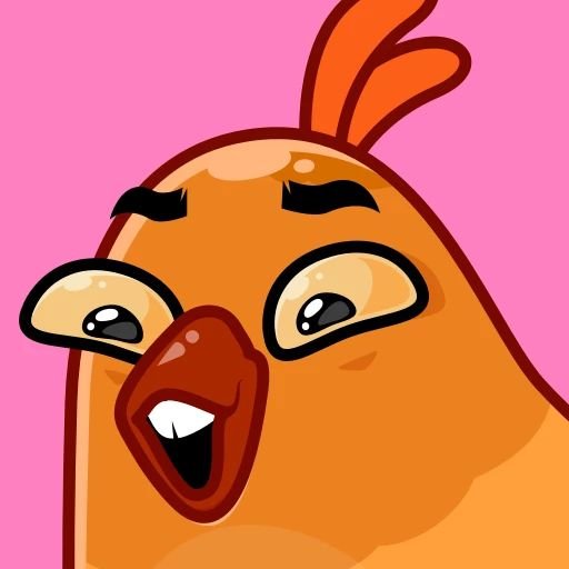 Наклейки из ВК безумная Клунька 8 стикеров