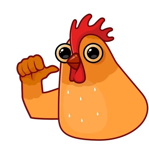 Стикеры Курочка Клунька