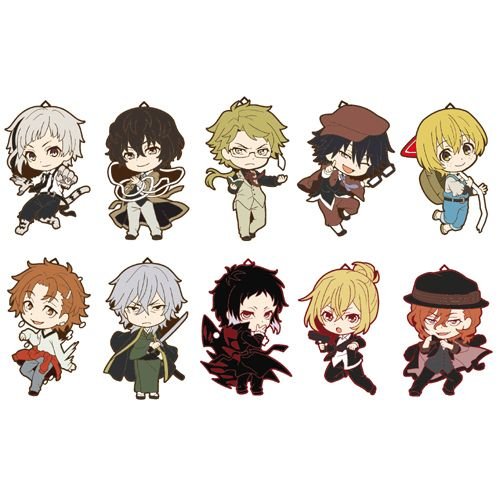 Bungou Stray Dogs Чиби Стикеры