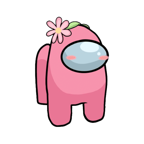 Амонг АС розовый персонаж