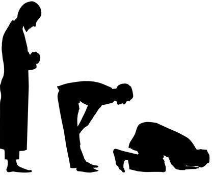 Поклон силуэт