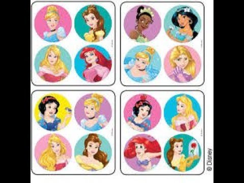 Принцессы Диснея карточки
