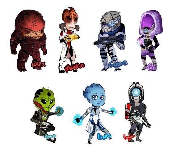 Mass Effect Стикеры