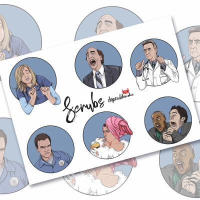 Наклейки по сериалам