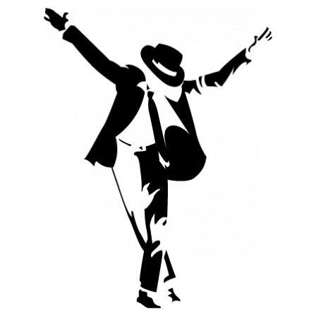 Майкл Джексон силуэт