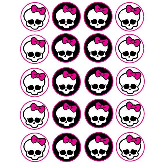 Наклейки монстр Хай