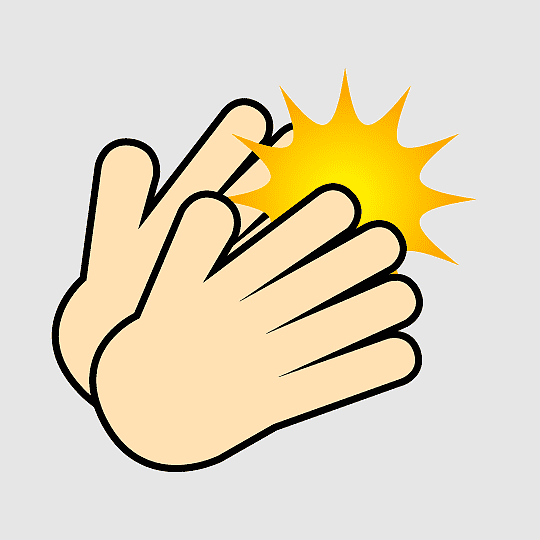 Хлопать в ладоши