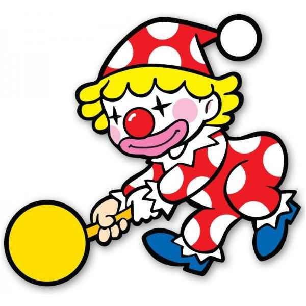 Лицо клоуна смайлик