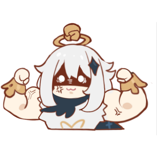 Геншин Стикеры Чиби Паймон