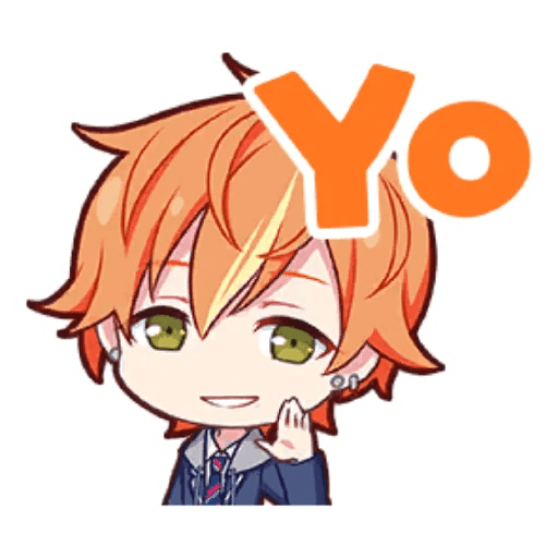 Стикеры Геншин Импакт Чиби Сяо