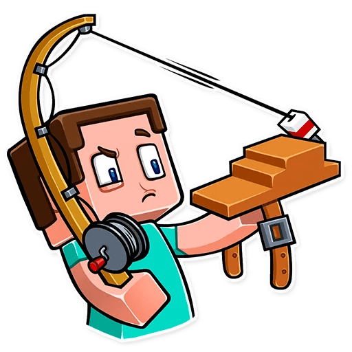 Стикер Стива из МАЙНКРАФТА