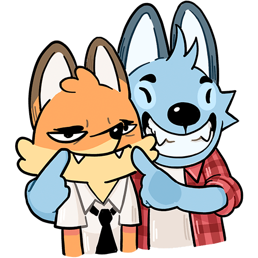 Рон и Рей Стикеры