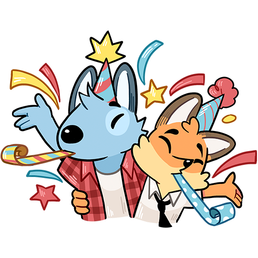 Рон и Рэй Стикеры