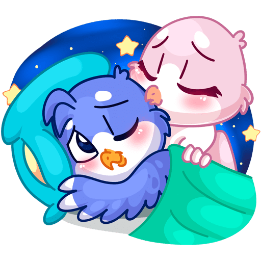 Стикеры ВК фин и фенечка