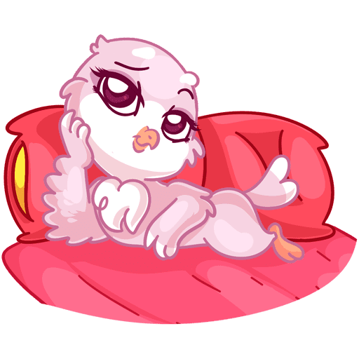 Стикеры ВК птичка