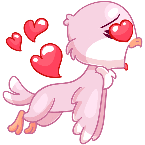 Стикер птичка моя