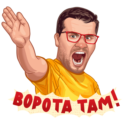 Стикеры с актерами