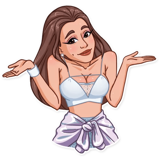 Стикеры ариана Гранде