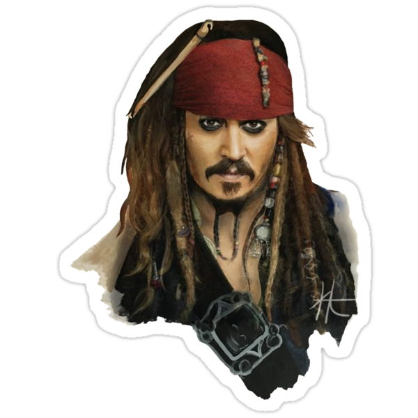 Наклейки Джек Воробей