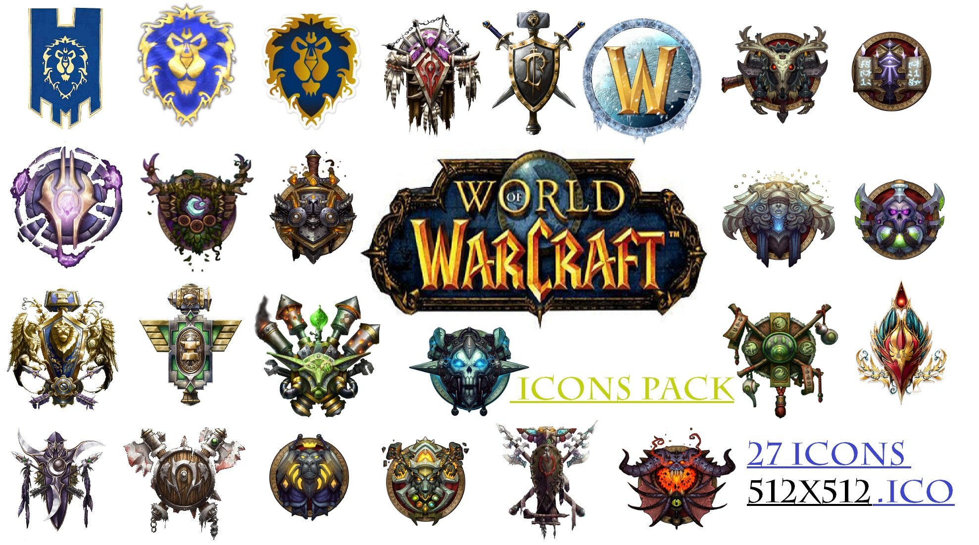 Warcraft иконки