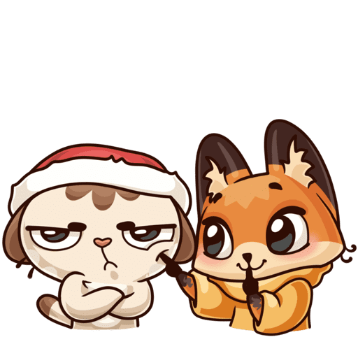 Стикеры ВК вместе теплее