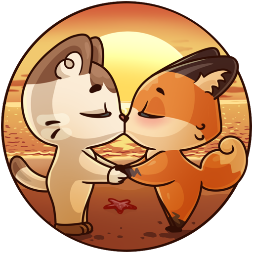 Стикеры любовь