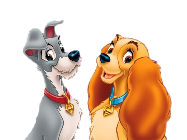 Стикеры леди и Бродяга