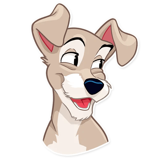 Стикеры ВК леди и Бродяга