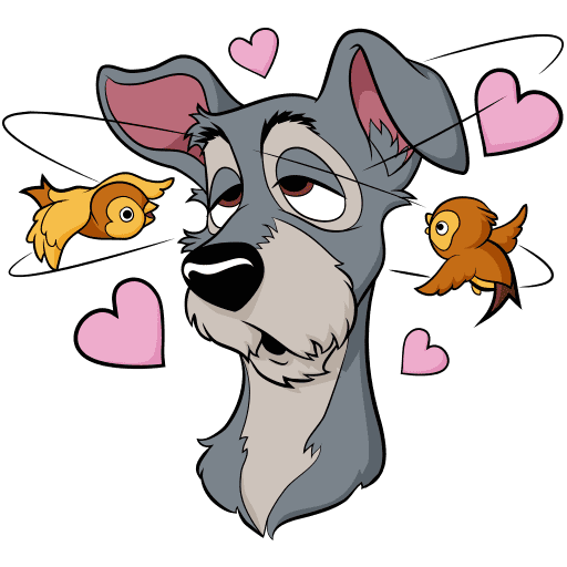 Lady and the Tramp Стикеры