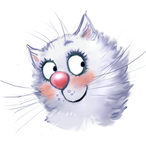 Синие коты Стикеры