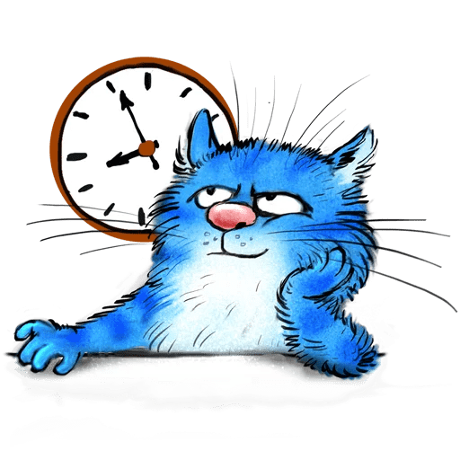 Голубые коты Ирины Зенюк Стикеры