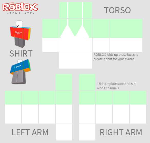 Чертёж одежды в РОБЛОКС