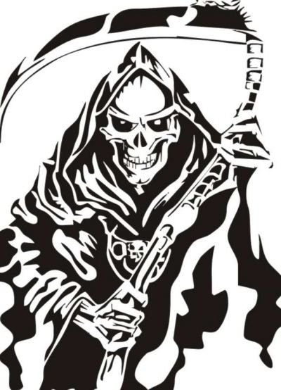 Смерть с косой вектор