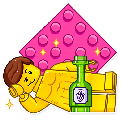 Лего Стикеры телеграм