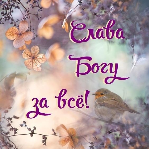 Слава Богу за все осень