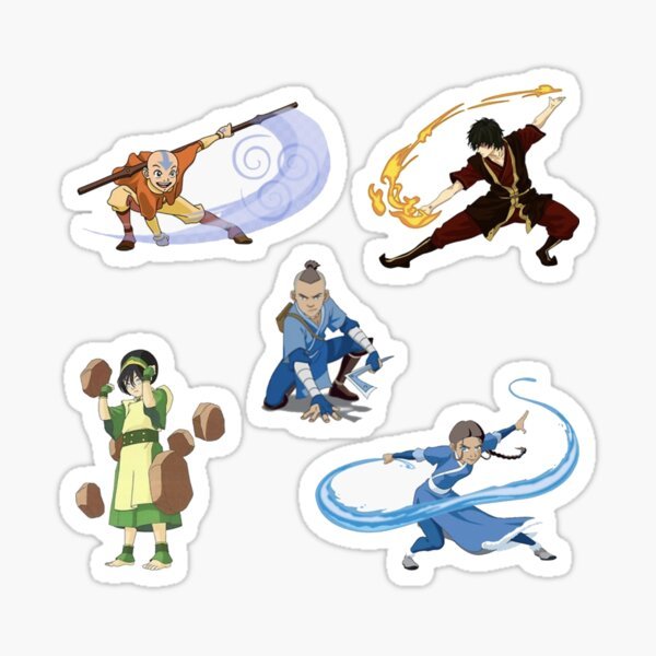 Стикеры Легенда об Аанге