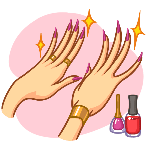 Эмодзи лак для ногтей