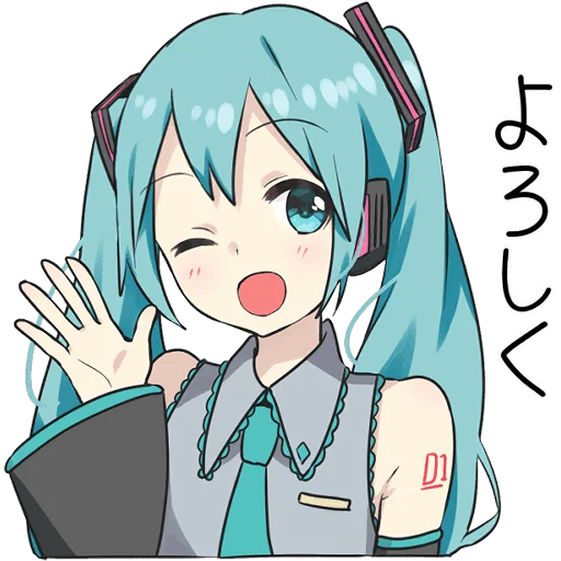 Хацунэ Мику Стикеры