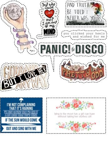 Наклейки Panic at the Disco