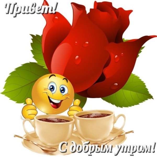 Доброе утро Стикеры красивые