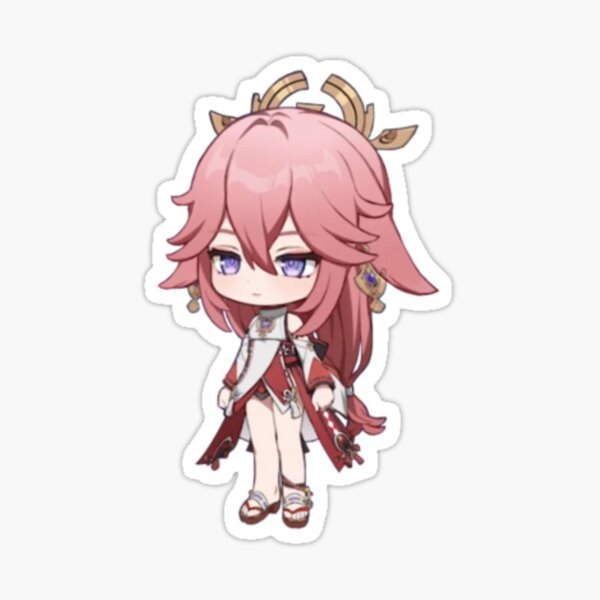 Стикеры с Яэ Мико в тг