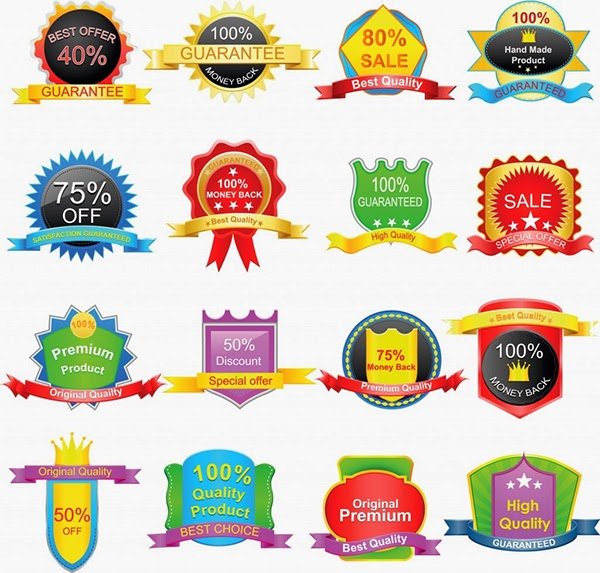 Скидочные наклейки на ценники