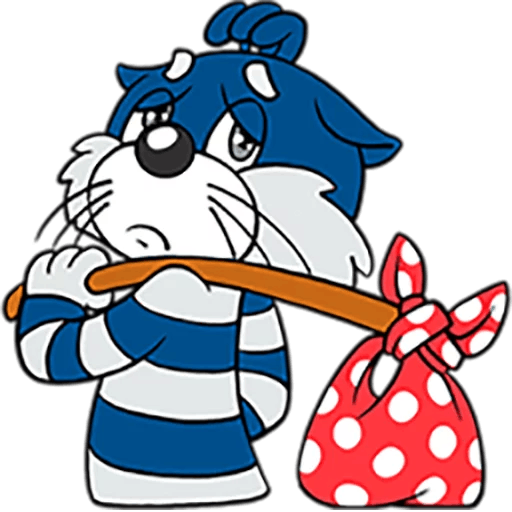 Стикер кот Матроскин