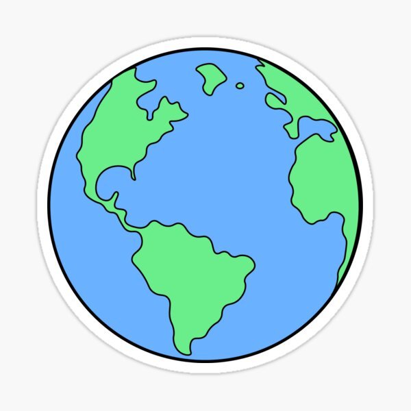 Стикер Планета земля