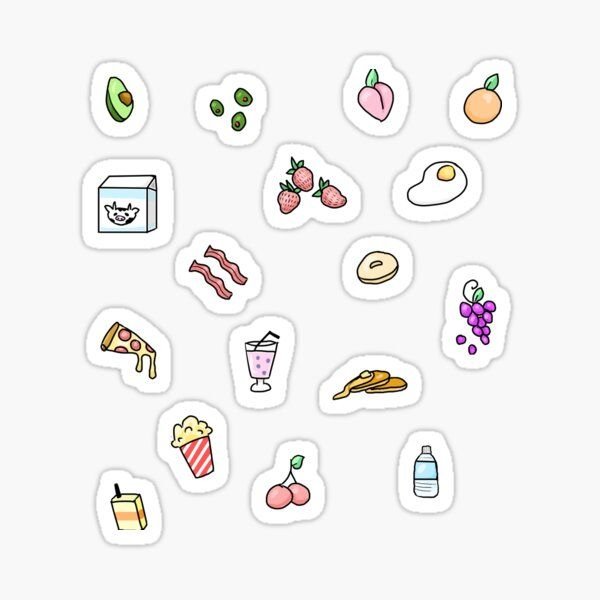 Милые эстетичные наклейки