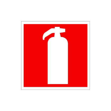 Наклейка огнетушитель для печати