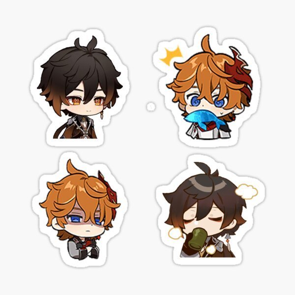 Стикеры Венти Genshin Impact