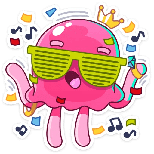 Медуза мультяшная