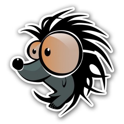 Злой еж арт